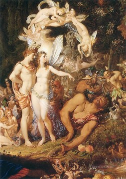 Desnudo Painting - Paton La Reconciliación de Oberón y Titania Clásico desnudo